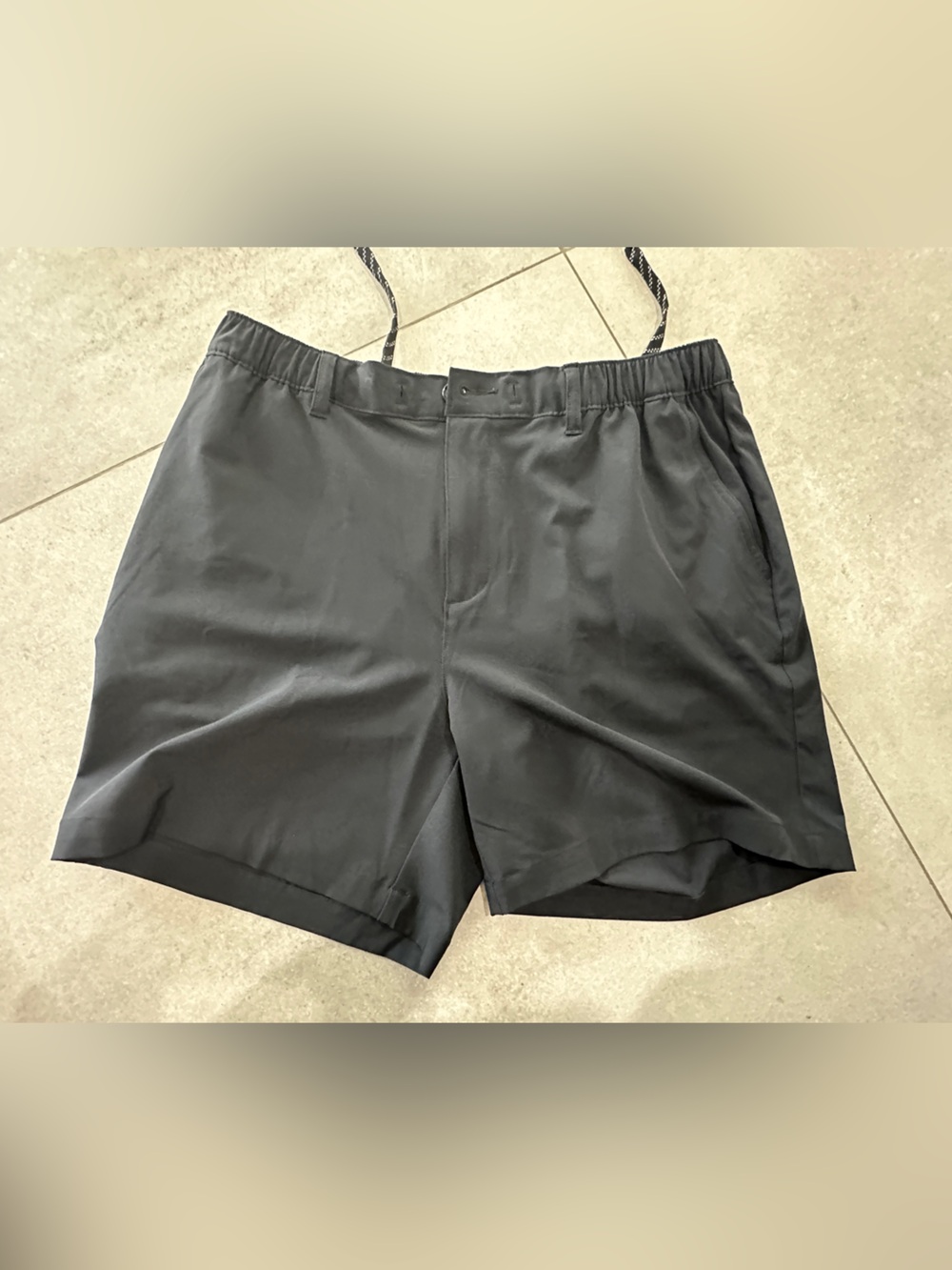 chubbies Black Flat-Front Men's Shorts